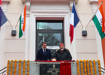 PM Modi and French President jointly inaugurates India’s first new Consulate in Marseille