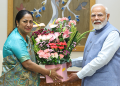 Delhi Chief Minister Rekha Gupta meets Prime Minister