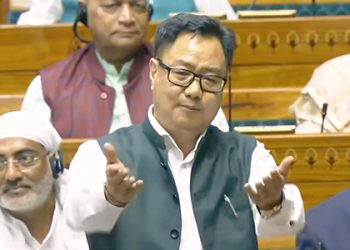 Kiren Rijiju attacks opposition over ruckus in Parliament