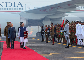 PM Modi Arrives In Mauritius For 2-Day Visit