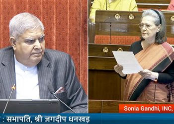 Sonia Gandhi in Rajya Sabha, demands ₹400 minimum wage, 150 workdays under MGNREGA