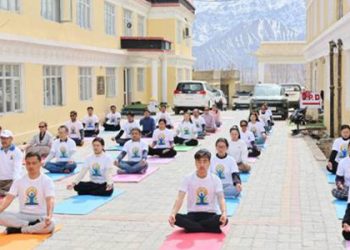 Yoga at 11,562 Feet: National Institute of Sowa-Rigpa conducts special event in Leh