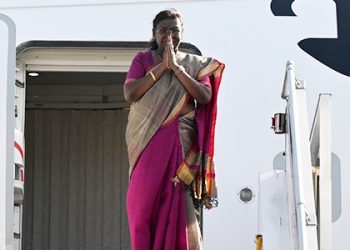President Murmu arrives in Portugal on first leg of two-nation visit