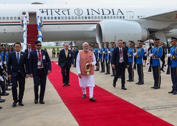 PM Modi arrives in Thailand