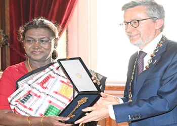 President Receives ‘City Key Of Honour’ Of Lisbon