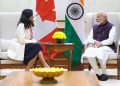 Foreign Minister of Canada calls on Prime Minister Narendra Modi