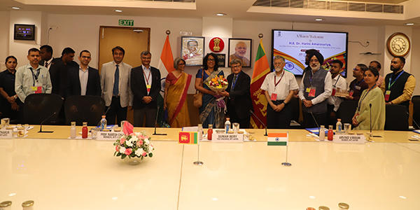 Visit of Hon’ble Prime Minister of Sri Lanka to NITI Aayog